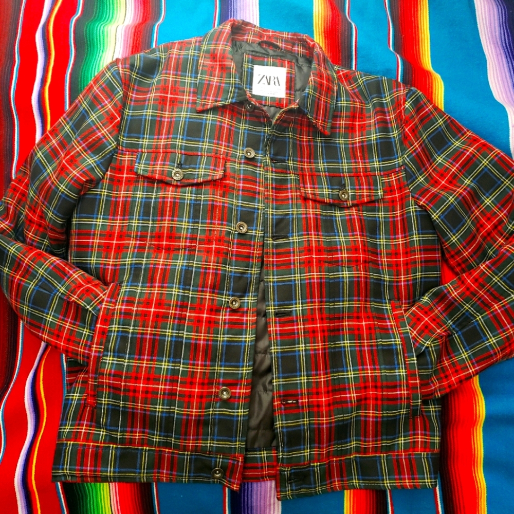 Zara Plaid Jacket